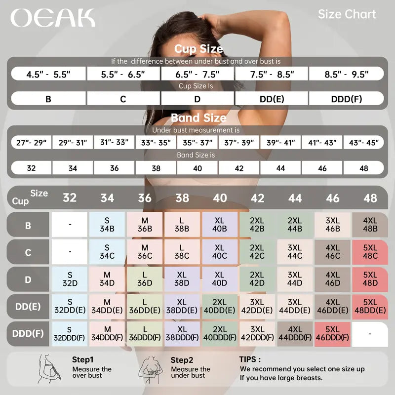 OEAK Wirefree Full Coverage Bra