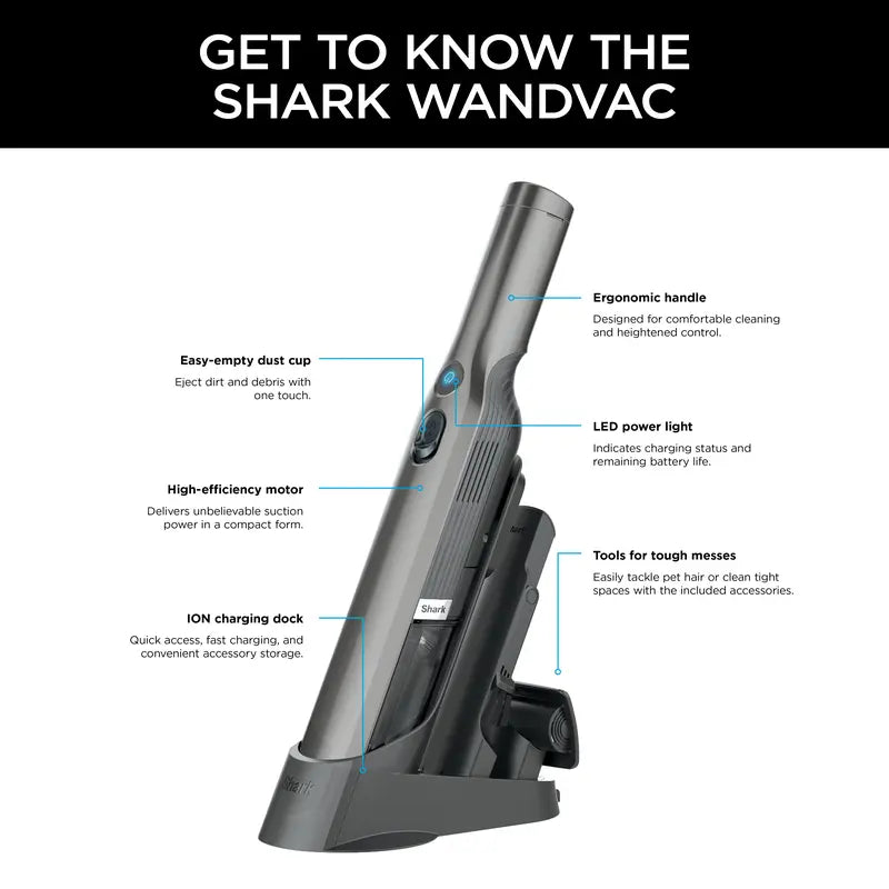 Shark WANDVAC Cordless Handheld Vacuum