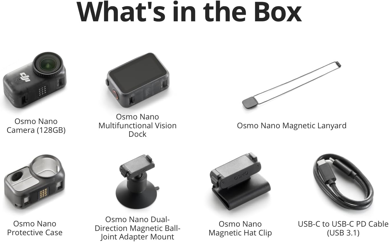 DJI Osmo Nano: Compact 4K Vlogging Camera