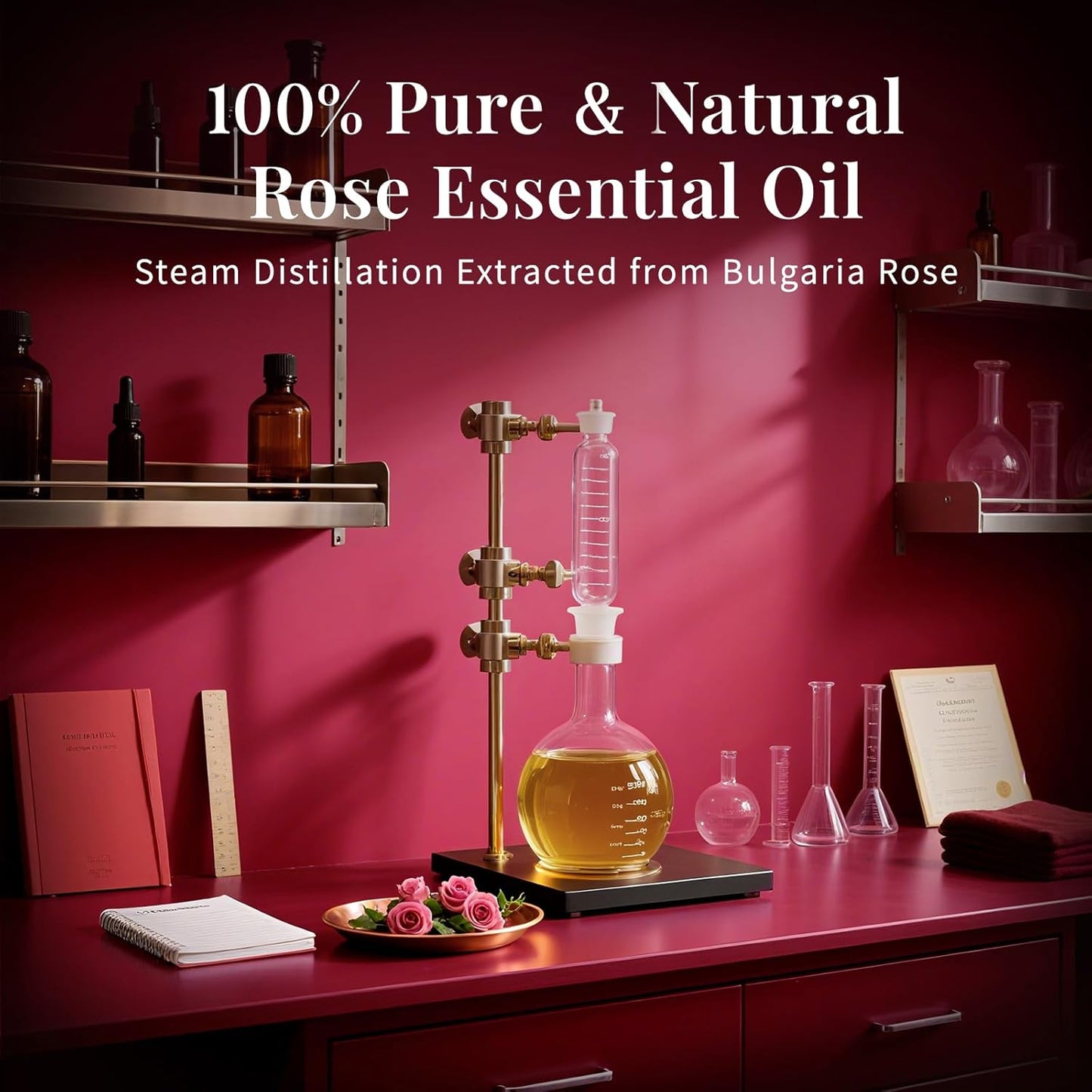 SU JUABA Pure Rose Essential Oil
