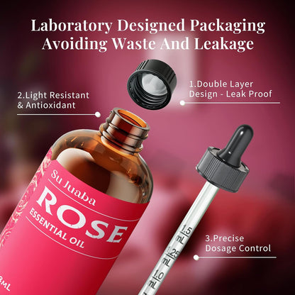 SU JUABA Pure Rose Essential Oil